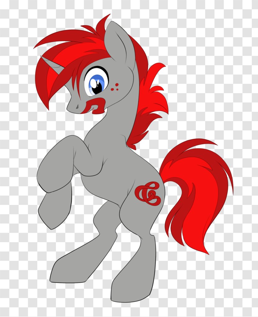 Pony Horse Legendary Creature Clip Art - Tree Transparent PNG