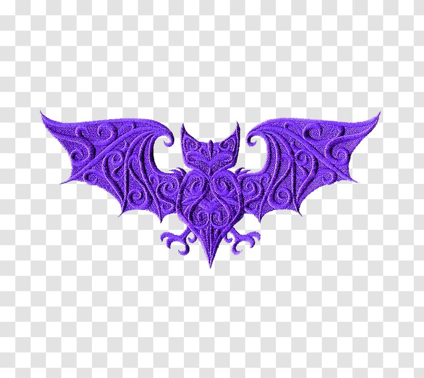 Bat Purple Pattern - Vampire - Blue-purple Printing Transparent PNG