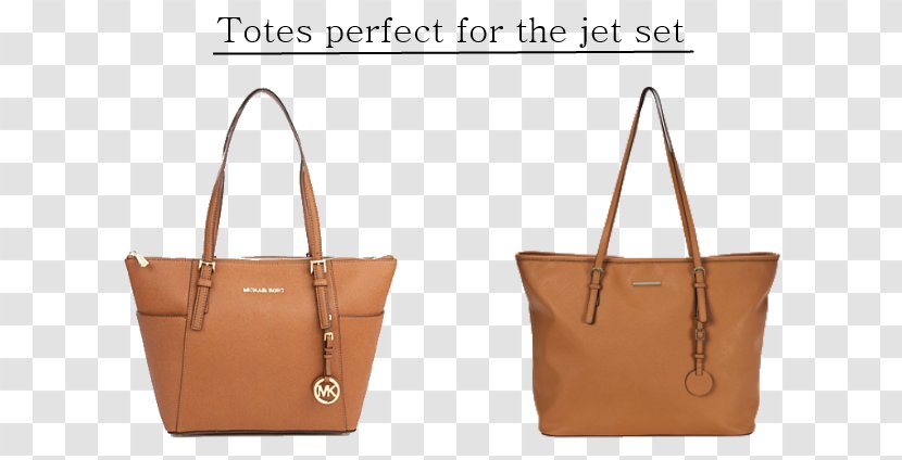 Tote Bag Michael Kors Handbag Fashion - Peach - Canvas Transparent PNG