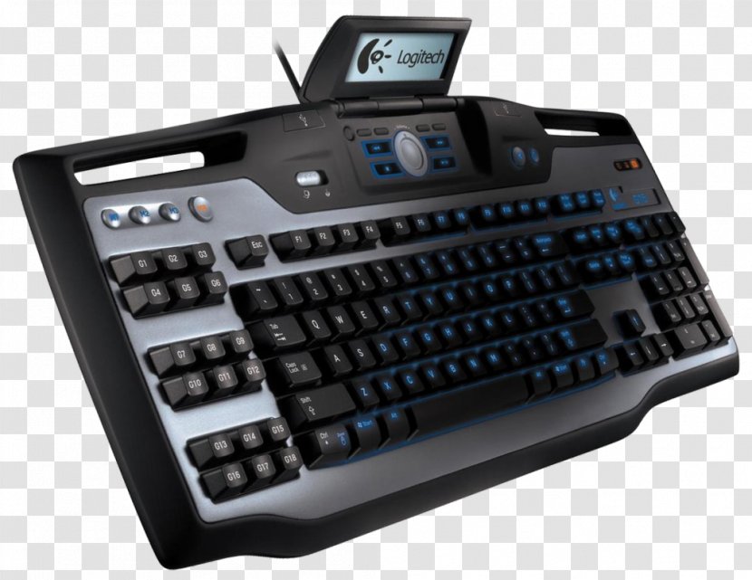 Logitech G15 Computer Keyboard Mouse Joystick - Numeric Keypad Transparent PNG