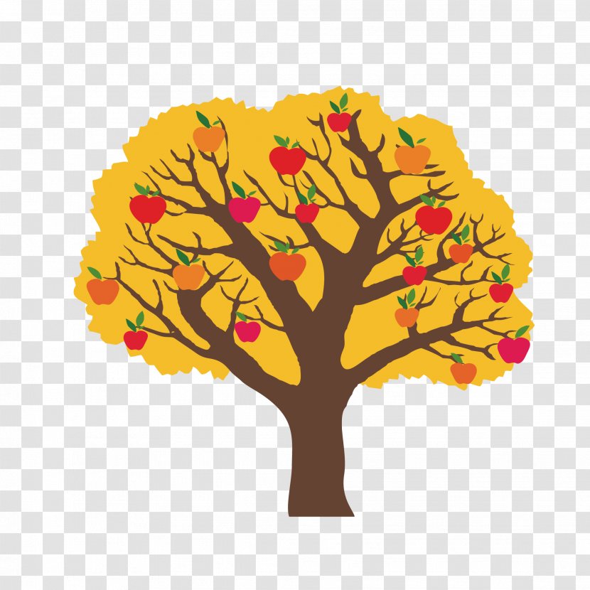 Vector Graphics Tree Image Illustration Design - Branch - Colored Trees Transparent PNG