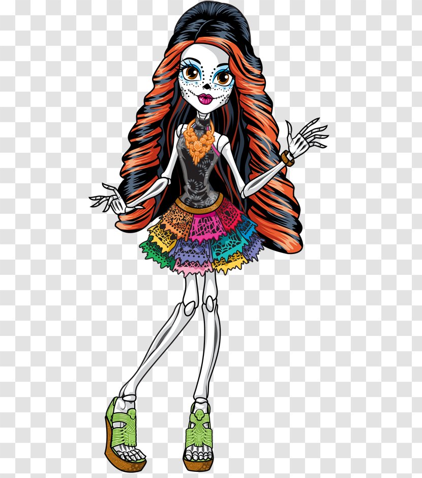 Skelita Calaveras Monster High Doll Ghoul Transparent PNG