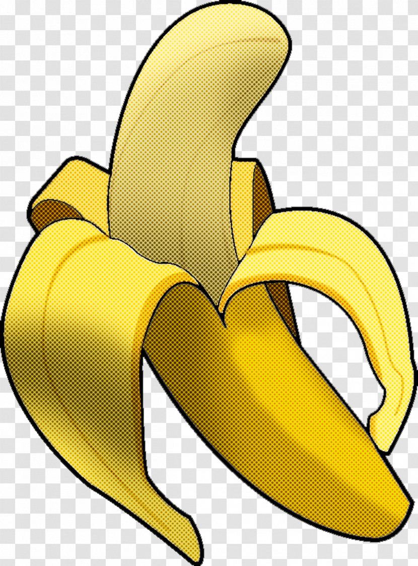 Banana Family Banana Yellow Plant Fruit Transparent PNG