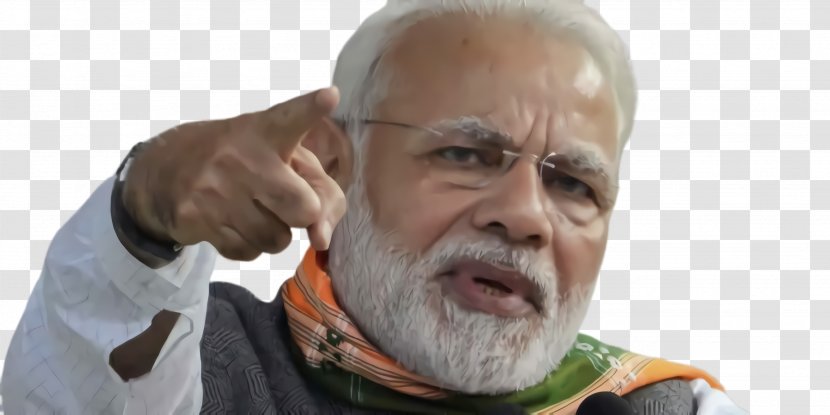 Narendra Modi - Forehead - Gesture Ear Transparent PNG