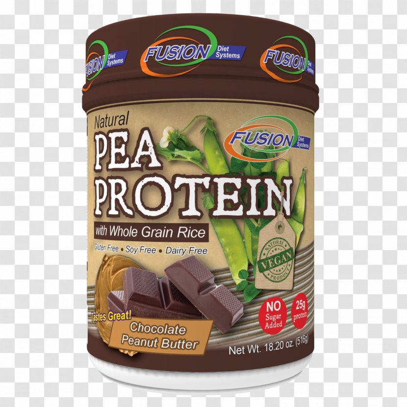 Pea Protein Bodybuilding Supplement Veganism Complete - Chocolate Transparent PNG