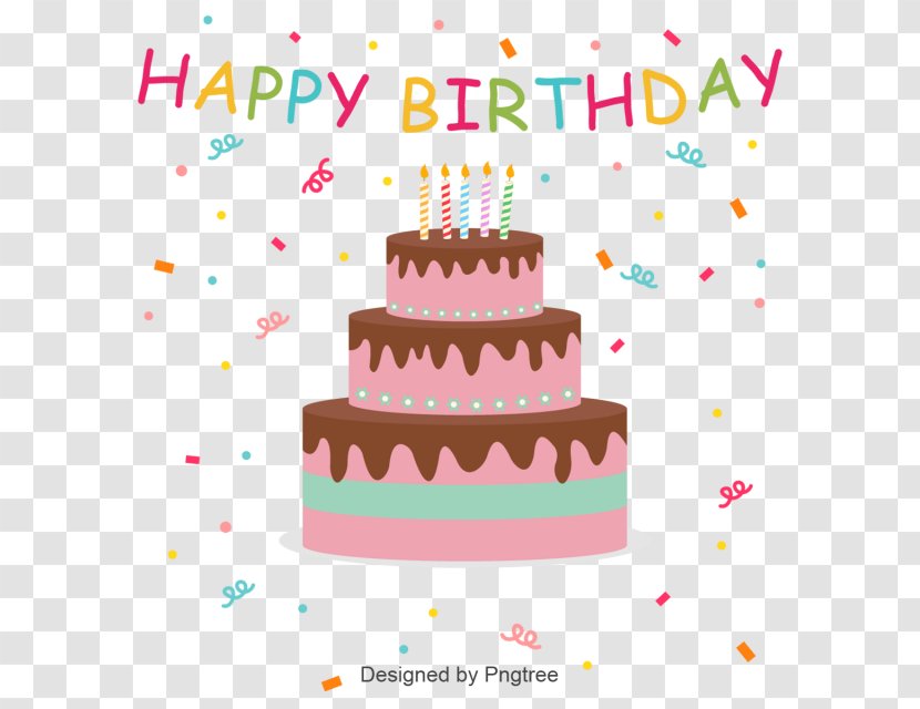 Birthday Cake Happy To You Vecteur - Decorating Transparent PNG