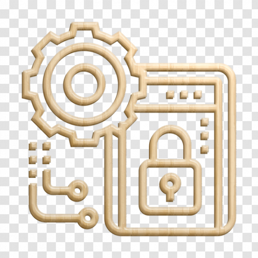 Data Storage Icon Big Data Icon Lock Icon Transparent PNG