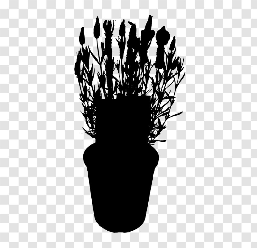 Silhouette Plants Black M - Flower Transparent PNG