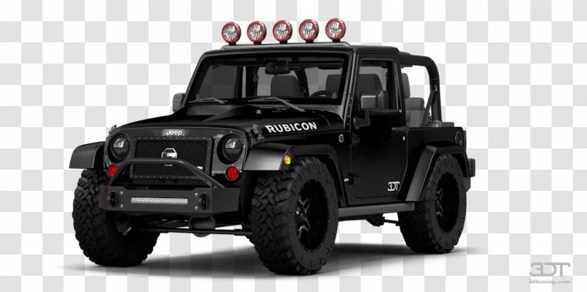 Jeep Wrangler Car Motor Vehicle Tires Bumper - Cartoon Transparent PNG