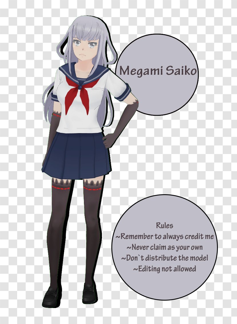 Yandere Simulator Senpai And Kōhai Future Diary Extraversion Introversion - Silhouette - Frame Transparent PNG