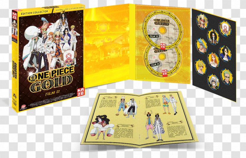 Blu-ray Disc One Piece: Unlimited World Red DVD Collector - Flower - Piece Film Gold Transparent PNG