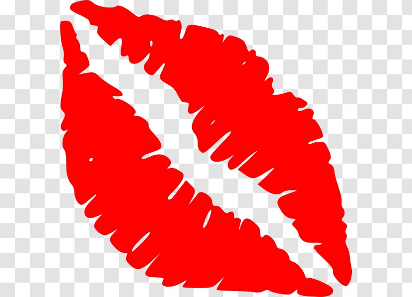 Lip Kiss Clip Art - Red - Cartoon Picture Of Lips Transparent PNG