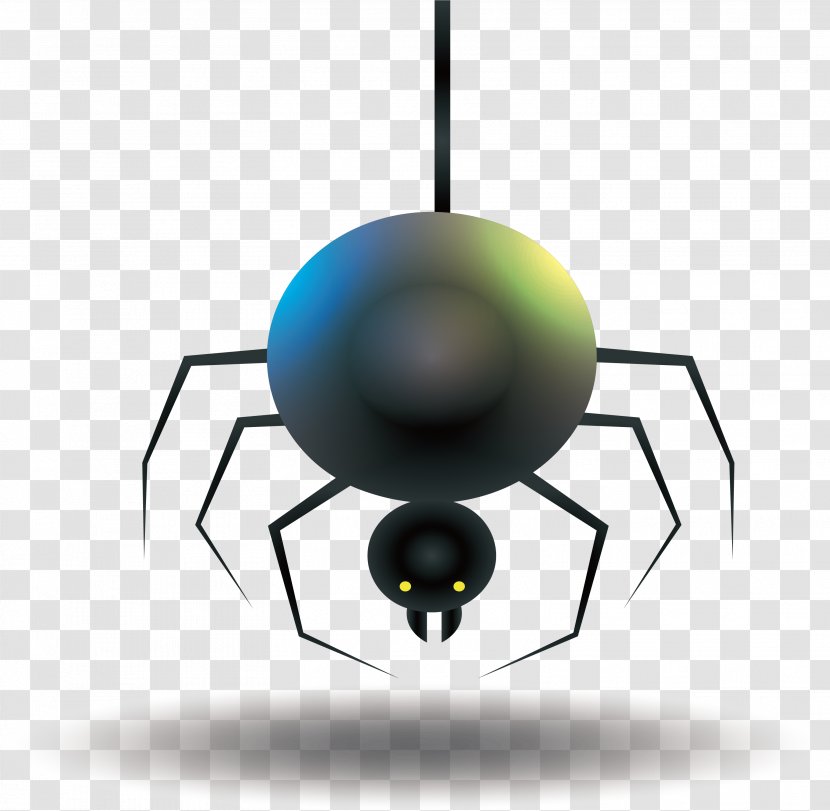 Spider Halloween Download - Jackolantern - Black Transparent PNG