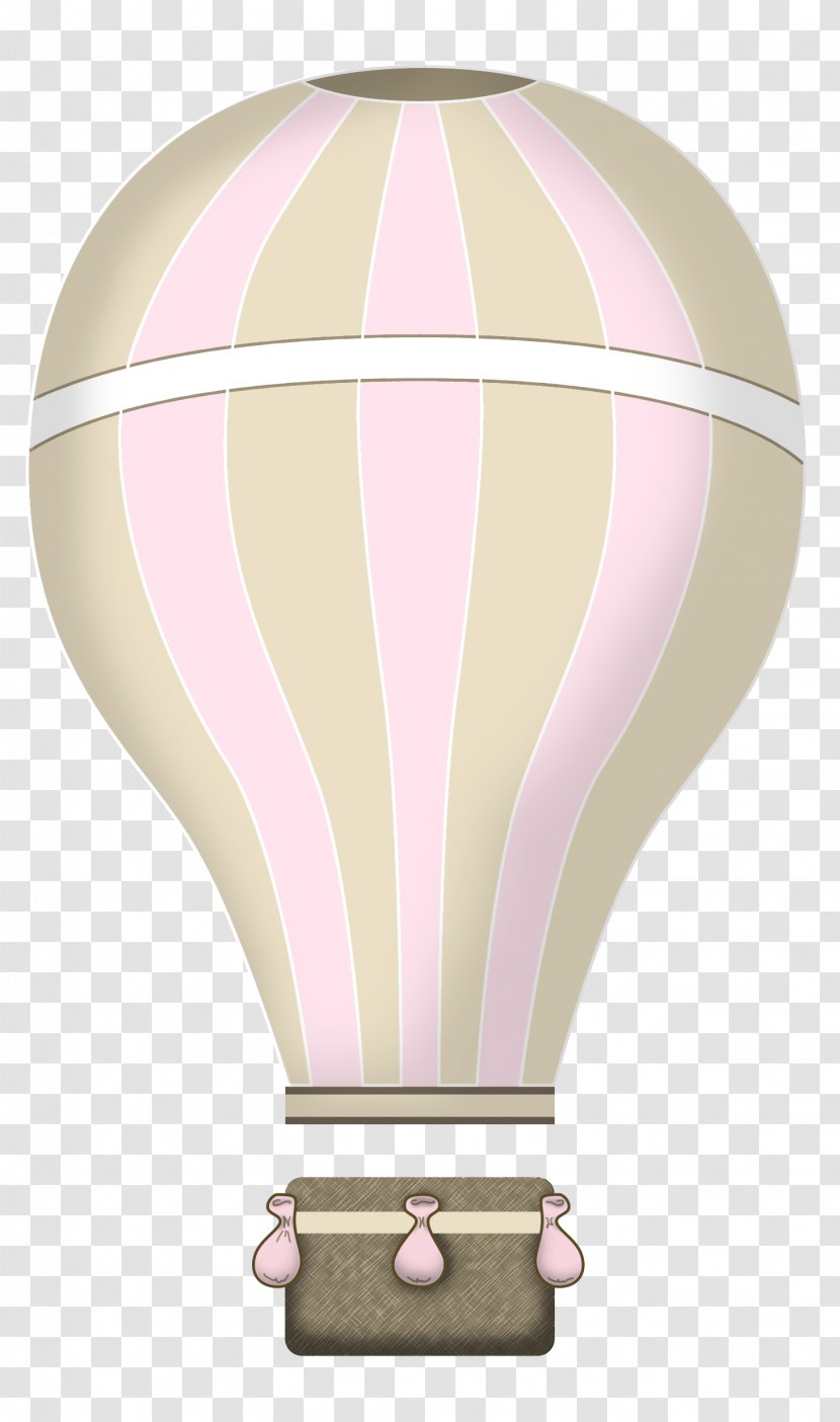 Hot Air Balloon Pink M - Design Transparent PNG