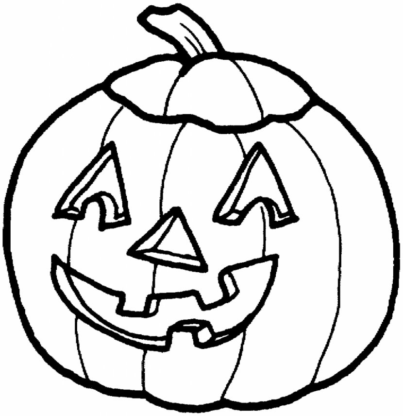 Pumpkin Pie Coloring Book Child Page - Pumpking Black Cliparts Transparent PNG