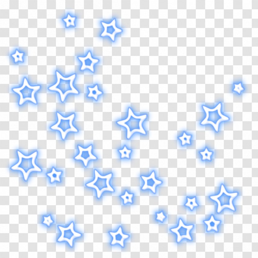 Clip Art Blue Image - Sticker - Animated Star Sleeping Transparent PNG