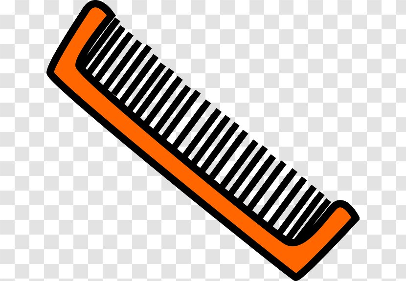 Comb Hairbrush Clip Art - Haircut Tool Transparent PNG