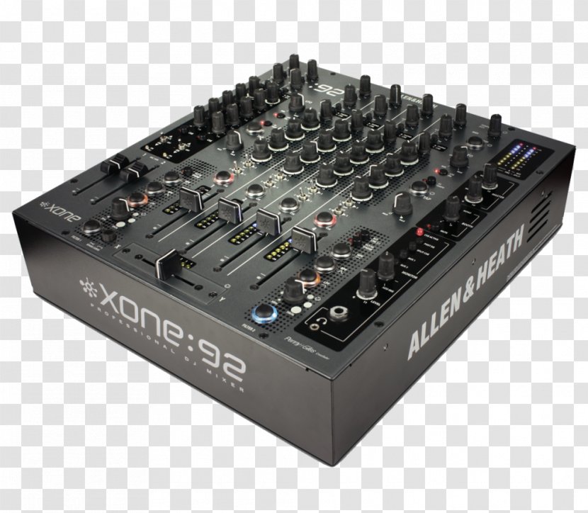 Allen & Heath Xone:92 DJ Mixer Audio Mixers Disc Jockey - Xone92 - Dj Transparent PNG
