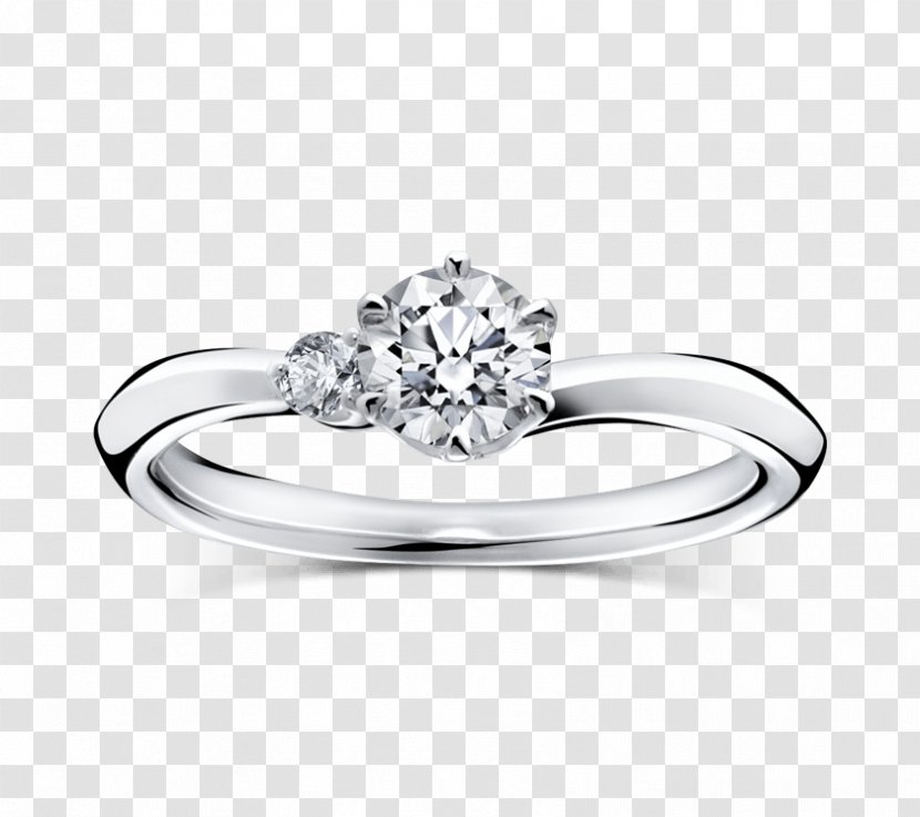 Wedding Ring Jewellery Diamond Engagement - Platinum - Mulberry Transparent PNG