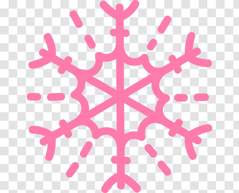 Pink Snowflake Pattern - Logo Transparent PNG