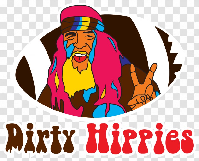 T-shirt Logo Hippie Fantasy Football Tie-dye - Jersey Transparent PNG