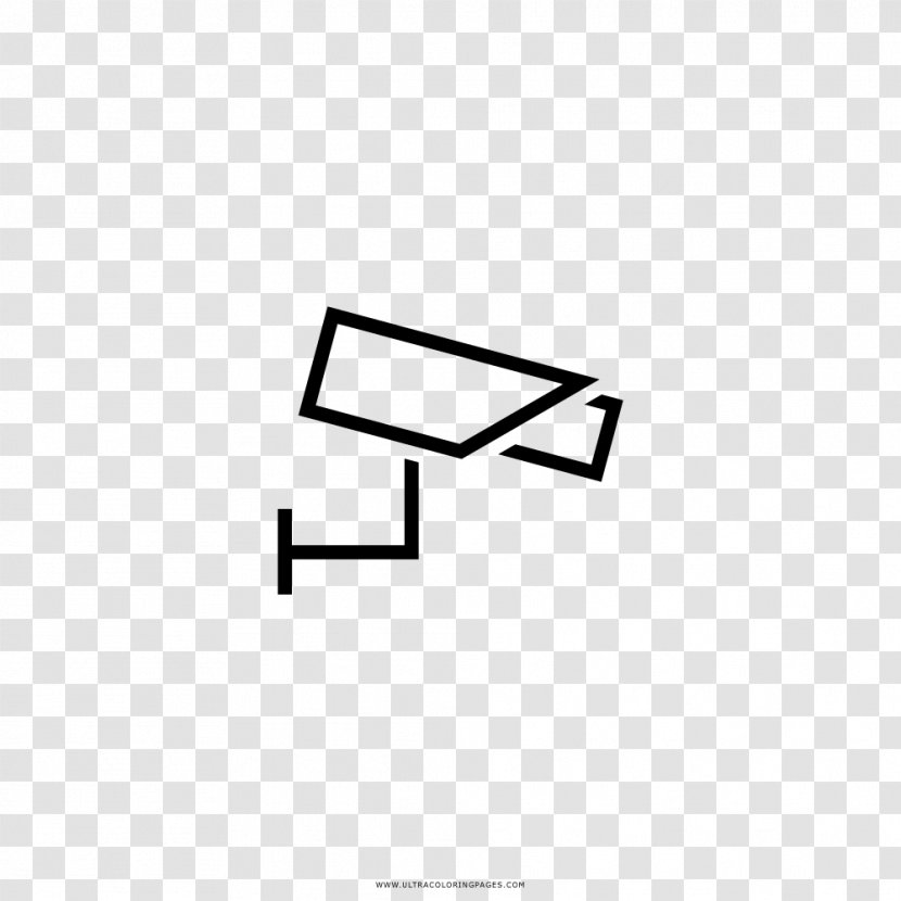Drawing Coloring Book Surveillance Closed-circuit Television Camera - Number Transparent PNG