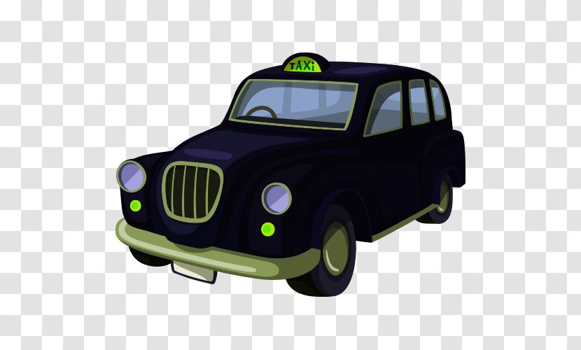 London Taxi Hackney Carriage Clip Art - Greater - Cartoon Transparent PNG