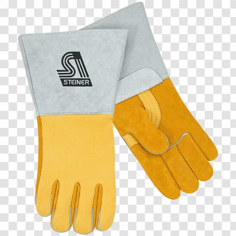 Shielded Metal Arc Welding Gas Tungsten - Bicycle Glove - Cowhide Transparent PNG