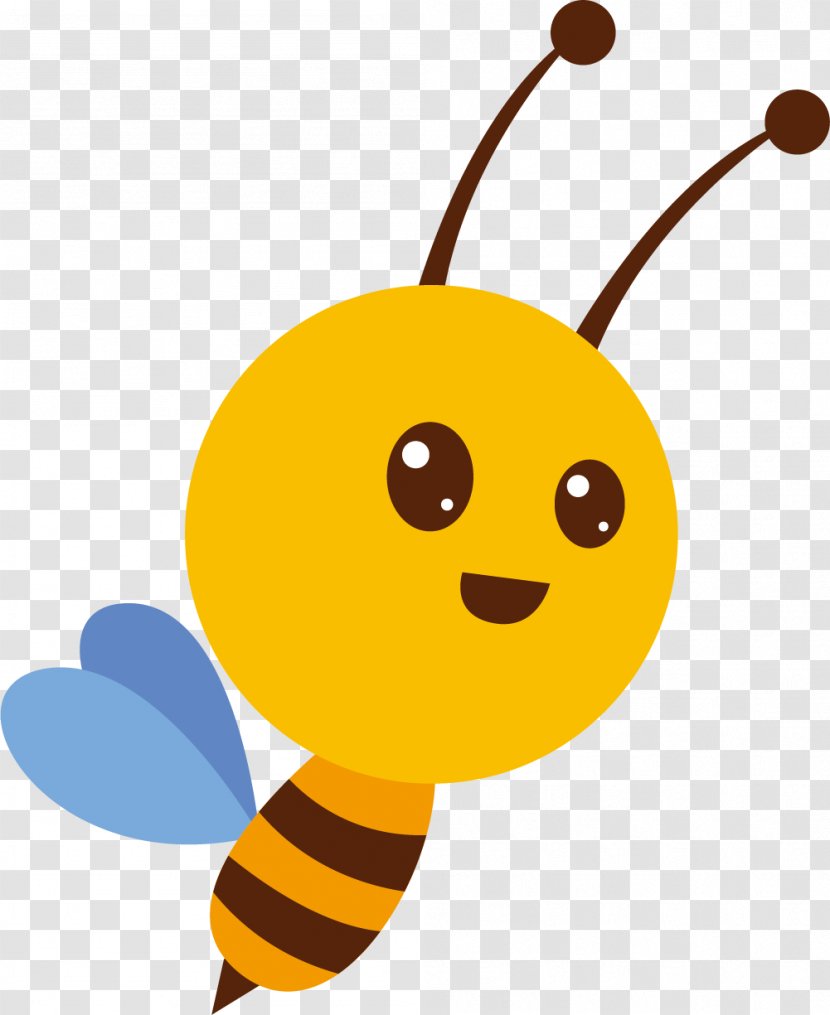 Bee Cartoon Apis Florea - Honeycomb - Small Venom Transparent PNG