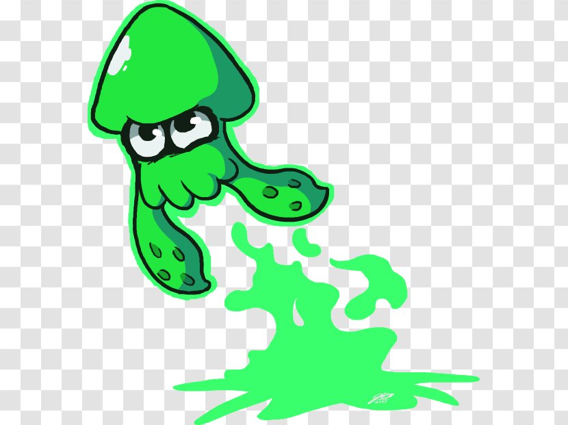 Splatoon Squid Drawing Fan Art - Organism Transparent PNG