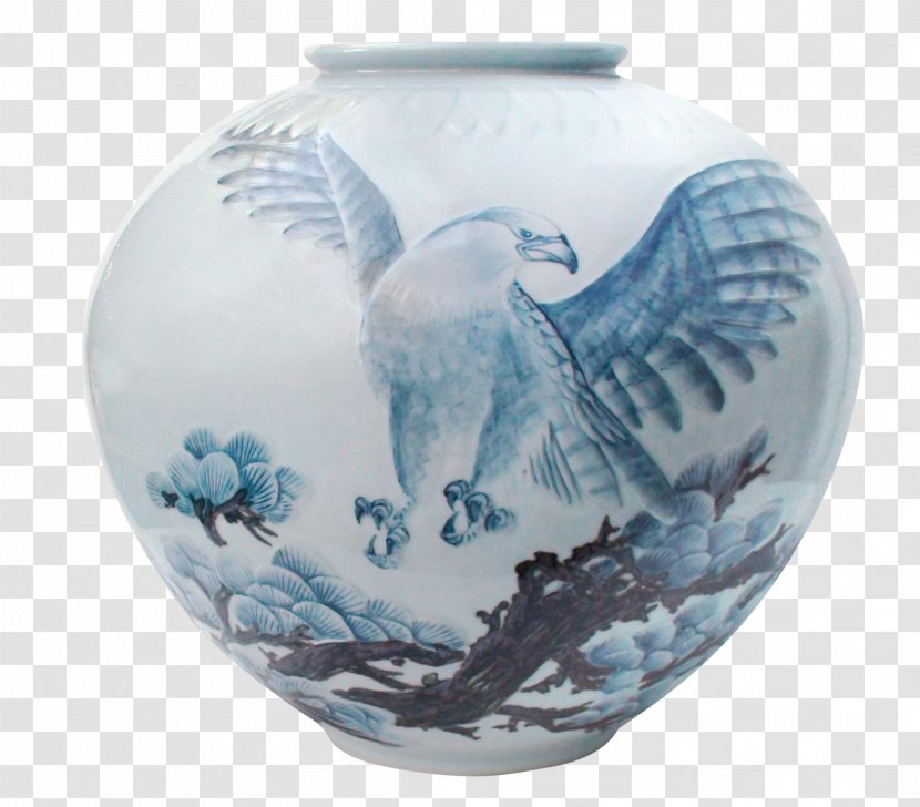 Vase Ceramic Glass Porcelain Blue And White Pottery - Metal - Hand Painted Japanese Bento Transparent PNG