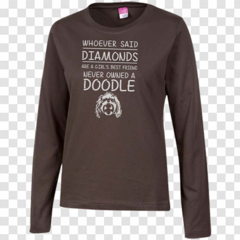 Long-sleeved T-shirt Hoodie Goldendoodle - Under Armour Transparent PNG