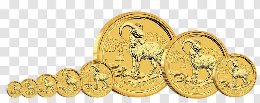 Perth Mint Bullion Coin Gold Lunar Series - Australia - Coins Transparent PNG