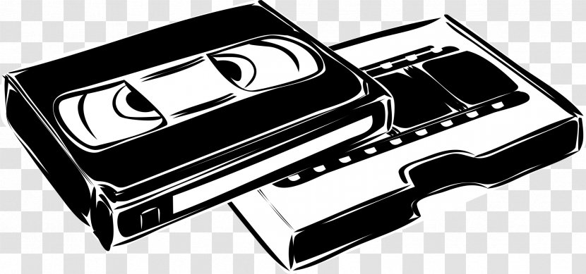 VHS Videotape VCRs Clip Art - Tape Recorder - Audio Cassette Transparent PNG
