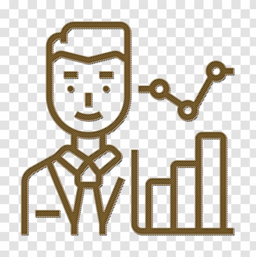Statistics Icon Professions And Jobs Icon Career Icon Transparent PNG