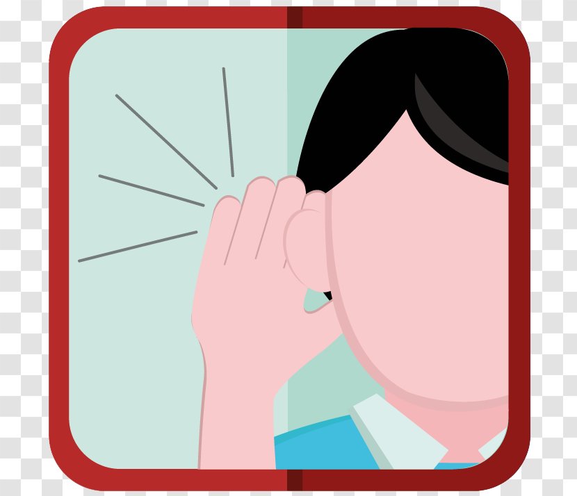 Thumb Cheek Forehead Lip Nose - Cartoon - Dengar Transparent PNG