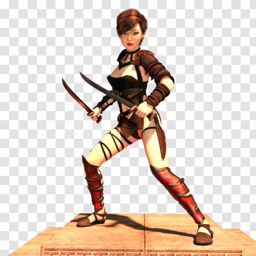 Figurine Character Profession Fiction - Spear - Female Thief Phishing Transparent PNG
