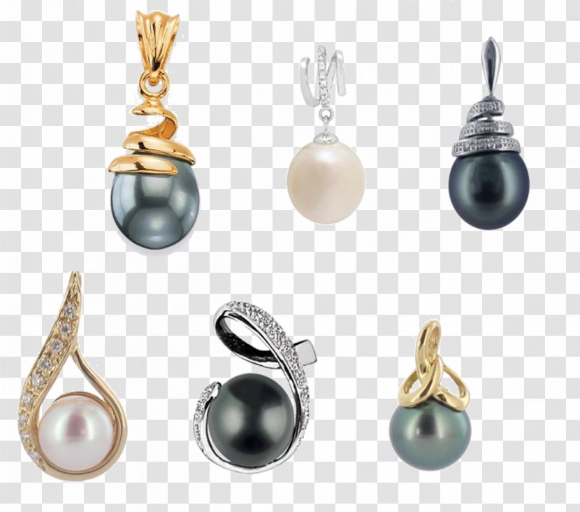 Pearl Earring Locket Body Jewellery Transparent PNG
