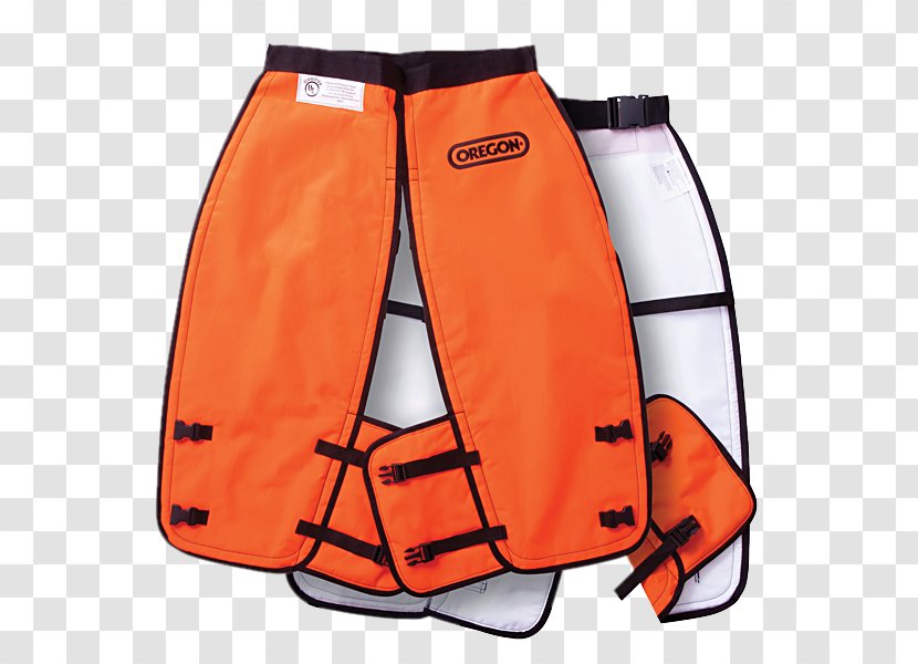Chaps Personal Protective Equipment Chainsaw Clothing Pants - Apron Transparent PNG