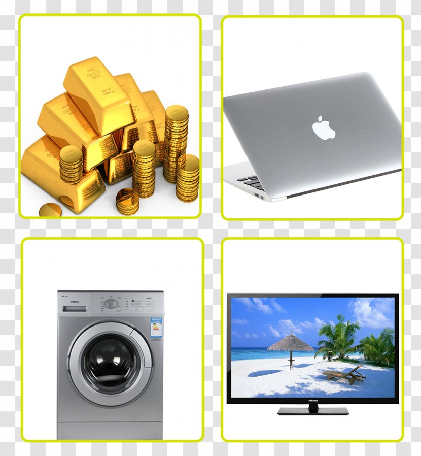 Gold Bar Laptop As An Investment - Apple Transparent PNG