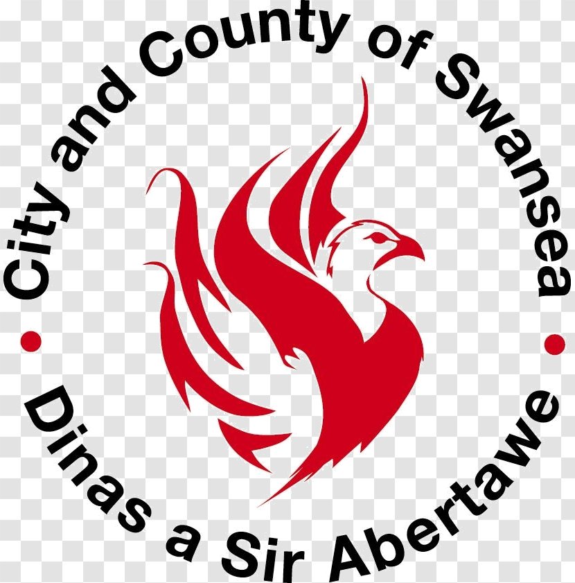 Swansea City & County Council And Of Bay Region Indoor Bowls Stadium - Logo - Artwork Transparent PNG