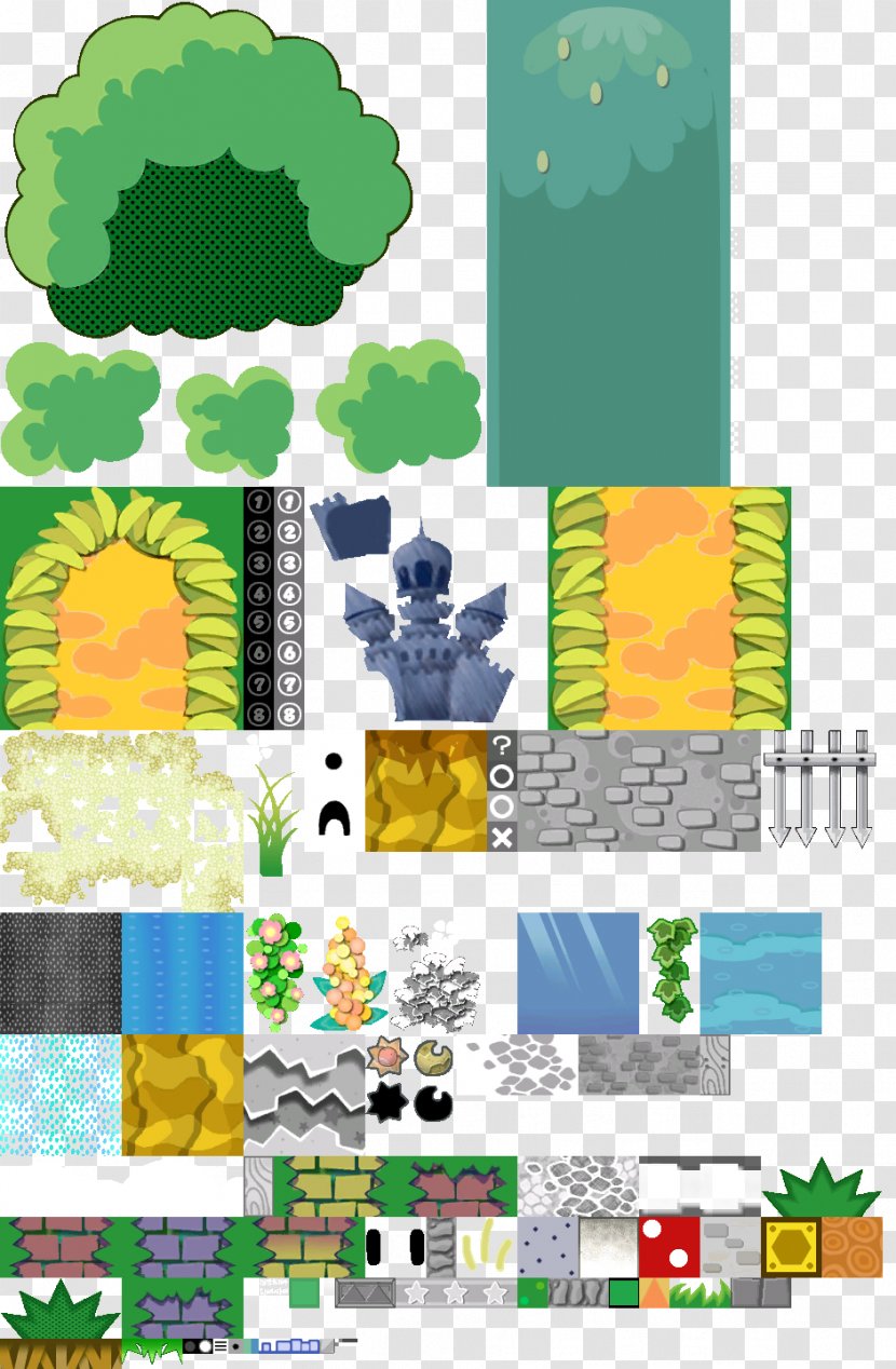 Cartoon Pattern - Organism - Tree Transparent PNG