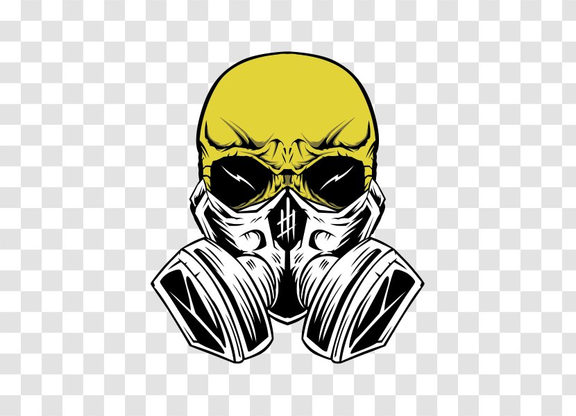 Skull Gas Mask Calavera Decal Sticker Transparent PNG