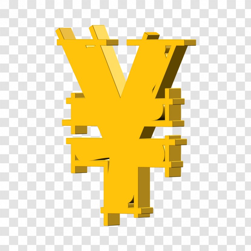 Currency Symbol Money Japanese Yen Bank - Investment Fund - Three-dimensional Anti Victory Transparent PNG