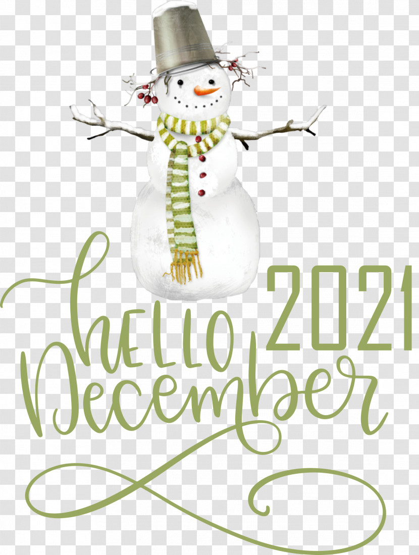 Hello December December Winter Transparent PNG