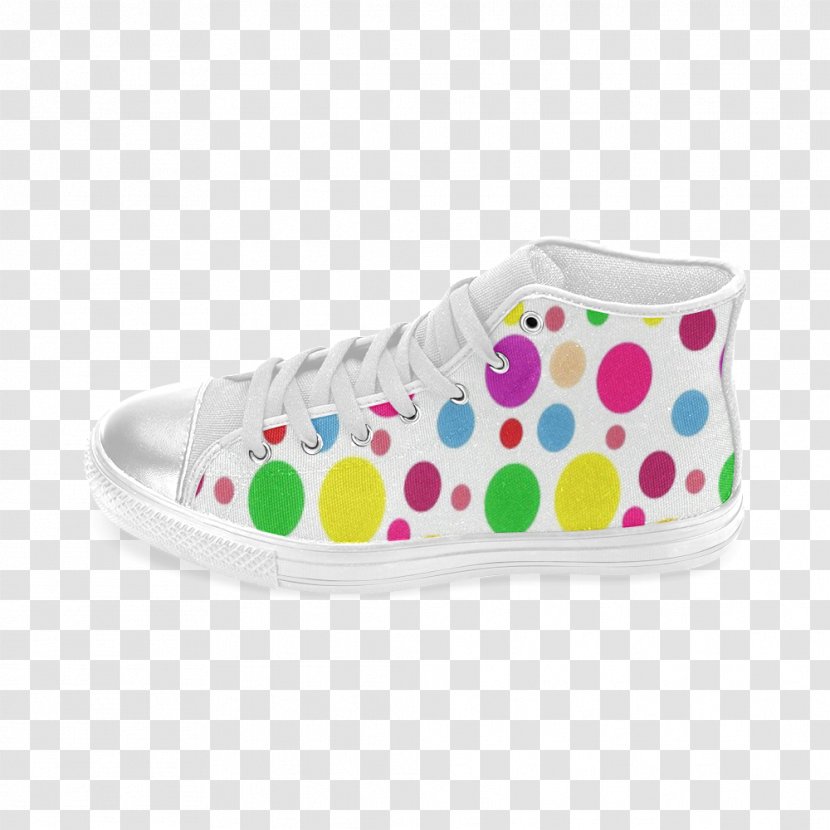 Sneakers Polka Dot Shoe - Training - Color Moving Transparent PNG