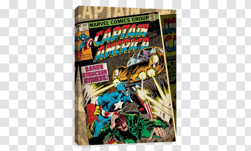 Captain America's Shield Comics Baron Strucker Superhero - Marvel - America Transparent PNG