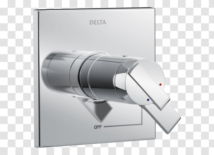 Tap Delta Vero TempAssure 17T Series Shower Trim T17T253 Valve Bathtub - Technology - Thermostatic Mixing Transparent PNG