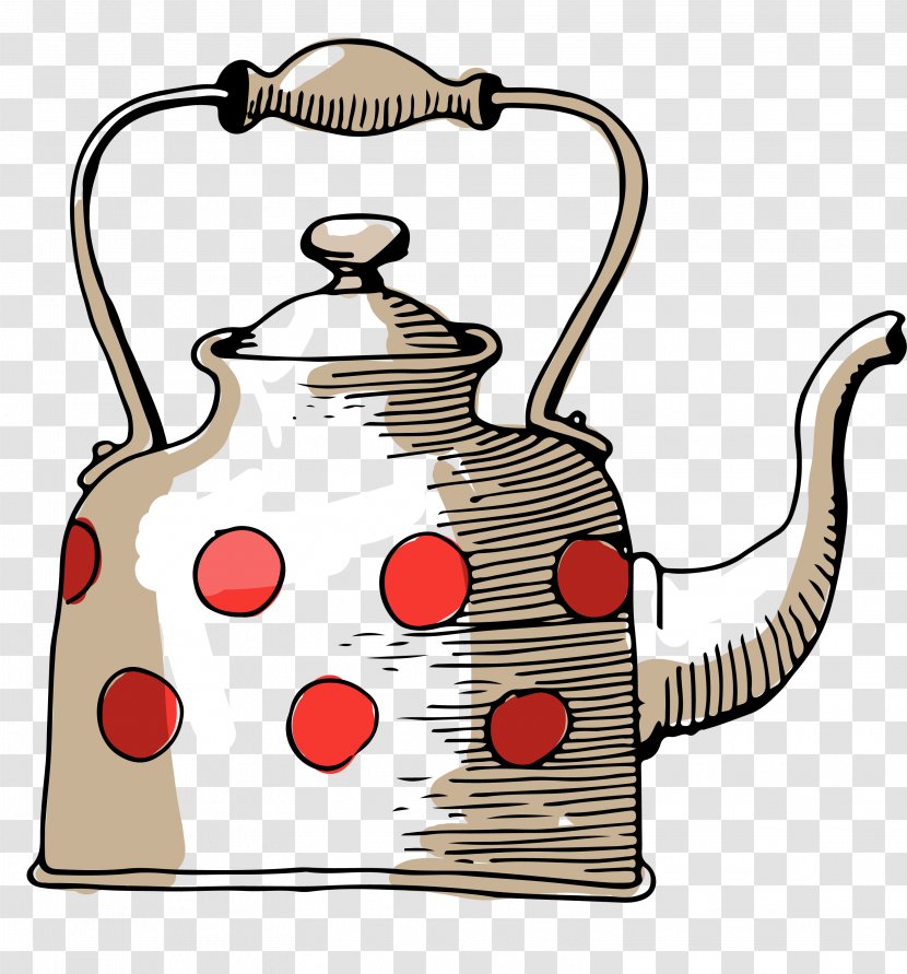 Kettle Clip Art - Teapot - Vector Retro Bottle Transparent PNG