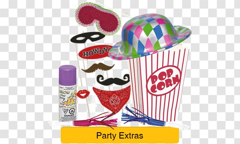 Costume Party Confetti Photo Booth Sticker - Boutique Transparent PNG
